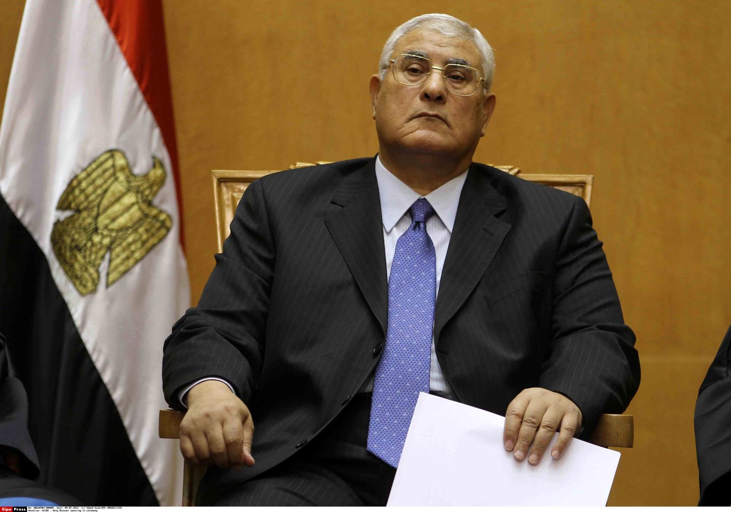 Egiptuse konstitutsioonikohtu esimees ja ajutine riigipea Adly Mansour.
