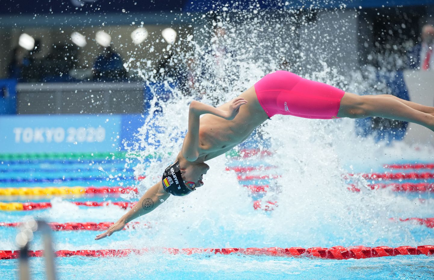 Hispaania ujuja Tokyo paraolümpial. Foto on illustratiivne.