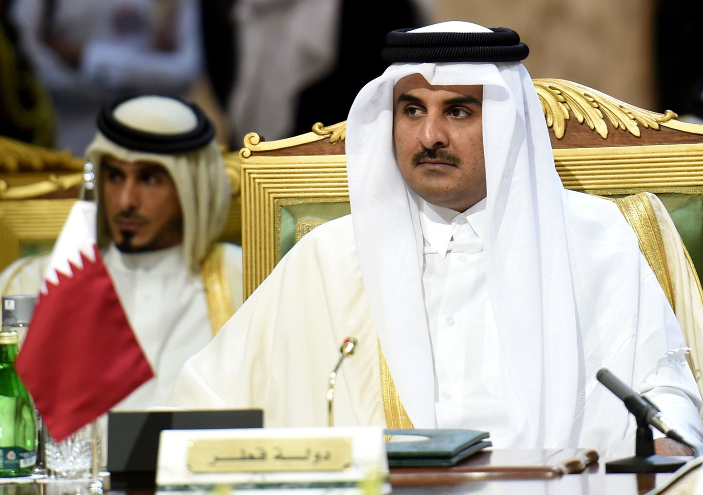 Katari emiir šeik Tamim bin Hamad al-Thani.
