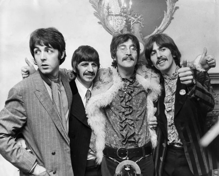 9. august 1969. The Beatles: Paul McCartney, Ringo Starr, John Lennon ja George Harrison.