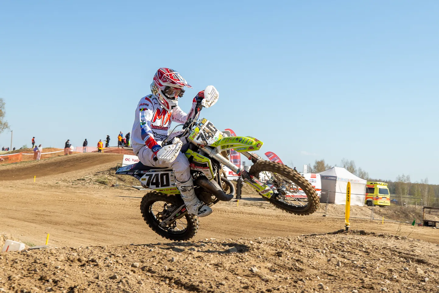 EMX85 klassis võitis Travis Leok mõlemad sõidud.