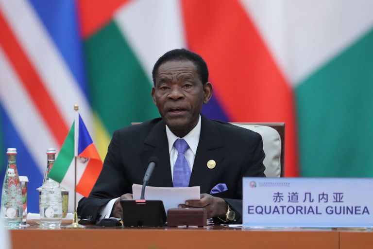 Ekvatoriaal-Guinea president Teodoro Obiang Nguema Mbasogo 2018