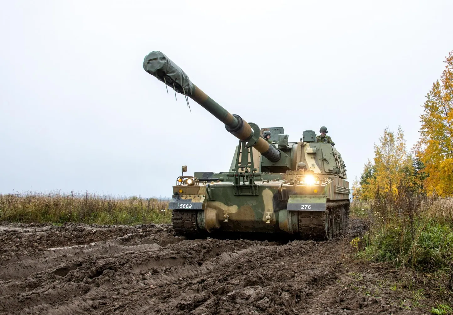 Self propelled howitz K9 Kõu.