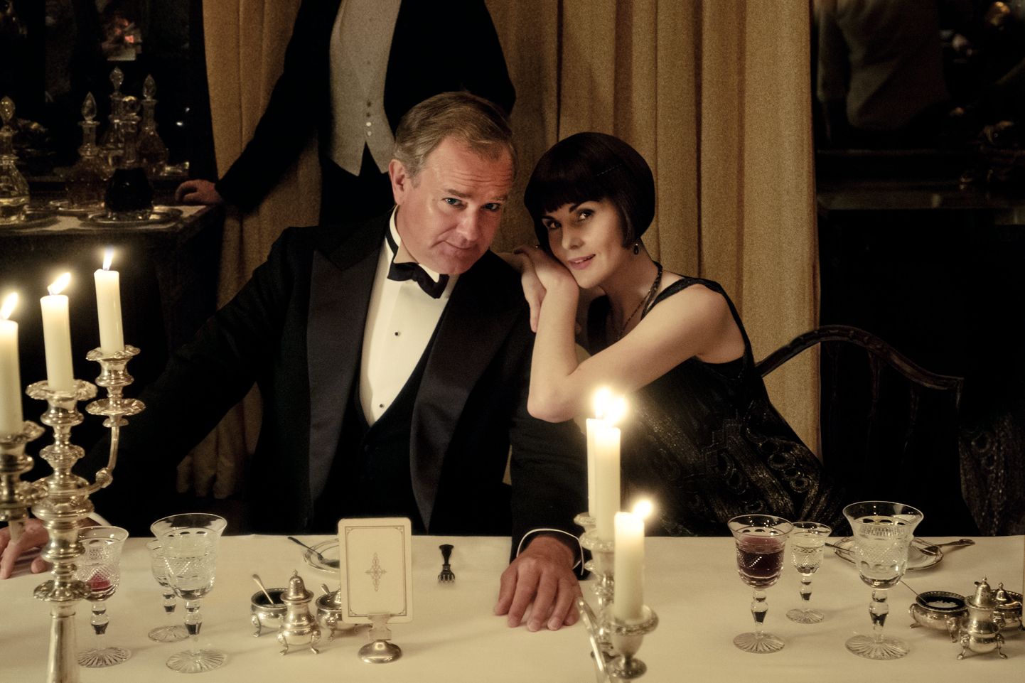 Hugh Bonneville ja Michelle Dockery seriaalis «Downton Abbey»