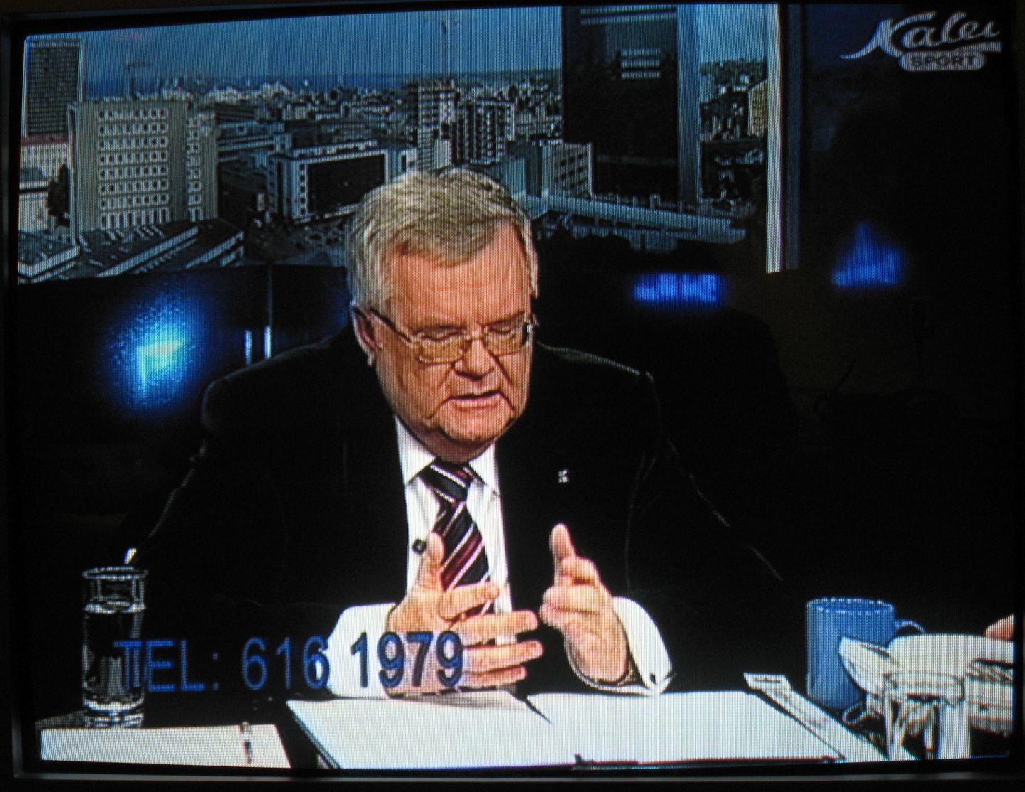 Tallinna linnapea Edgar Savisaar telesaates TeleTallinn.