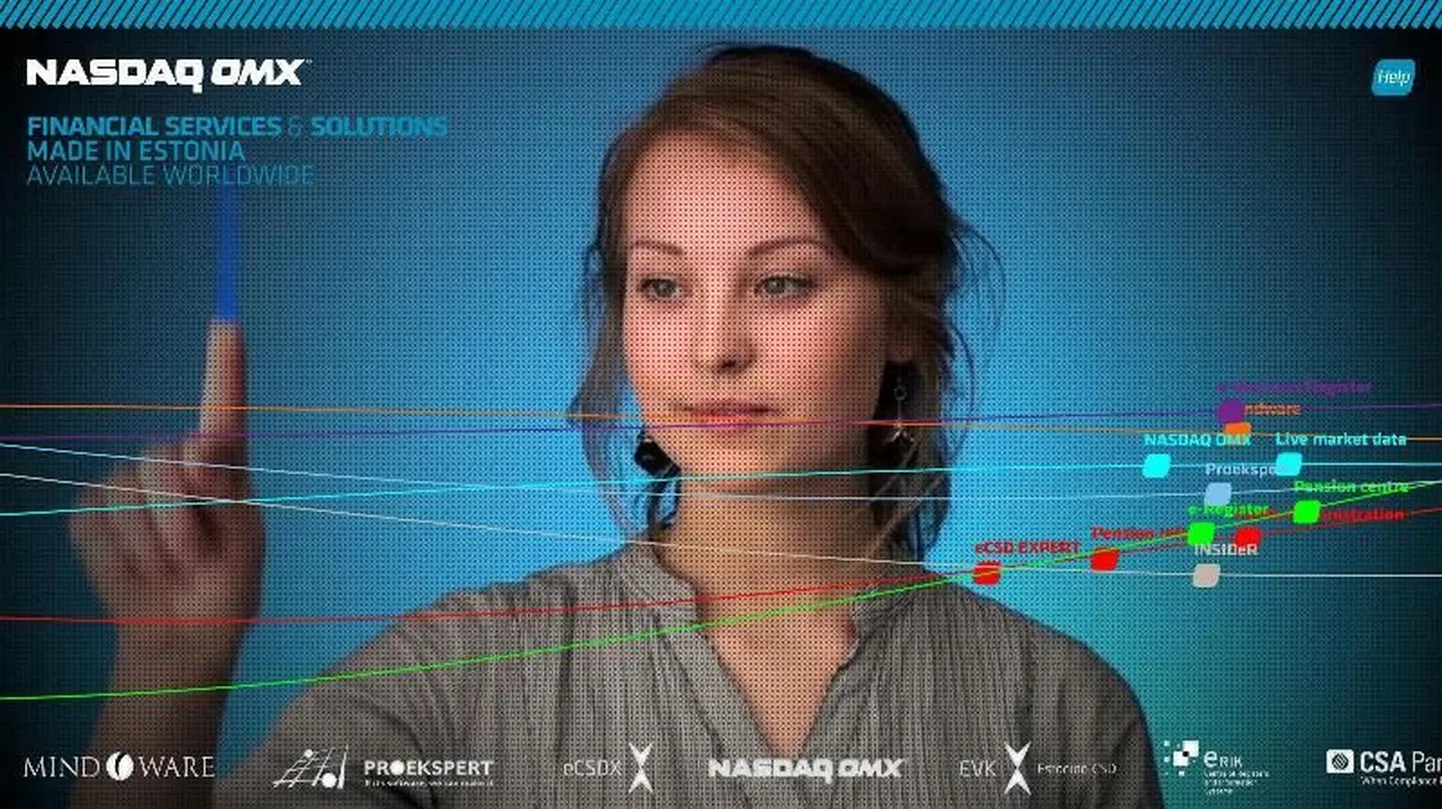 Interneti kategoorias kulla saanud NASDAQ OMX interaktiivsed infograafika lahendused.