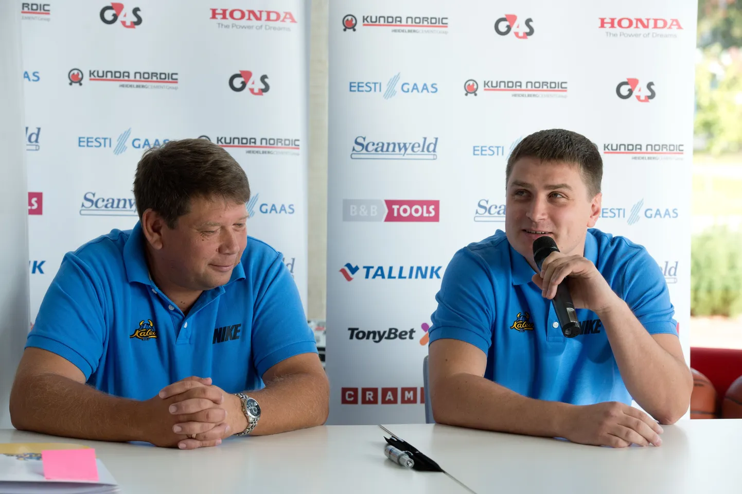 BC Kalev/Cramo peatreener Alar Varrak (paremal).
