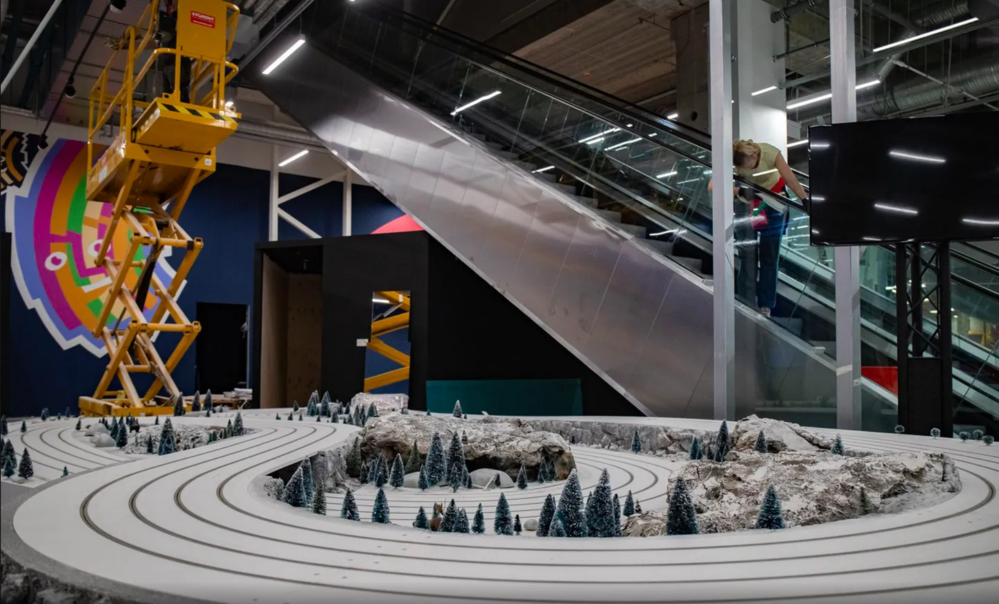 Super Skypark перед открытием.