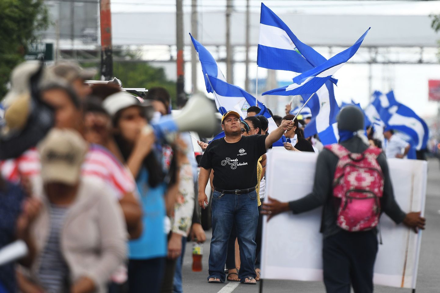 Valitsusvastased meeleavaldused Nicaraguas.