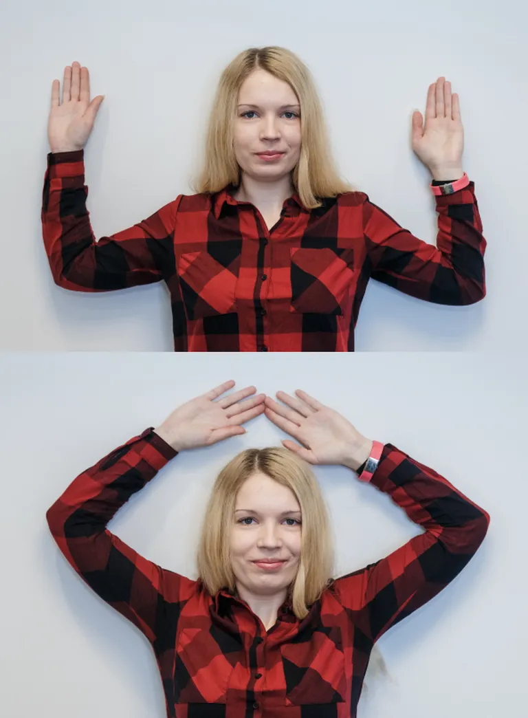 Ülal algasend, all lõppasend.
