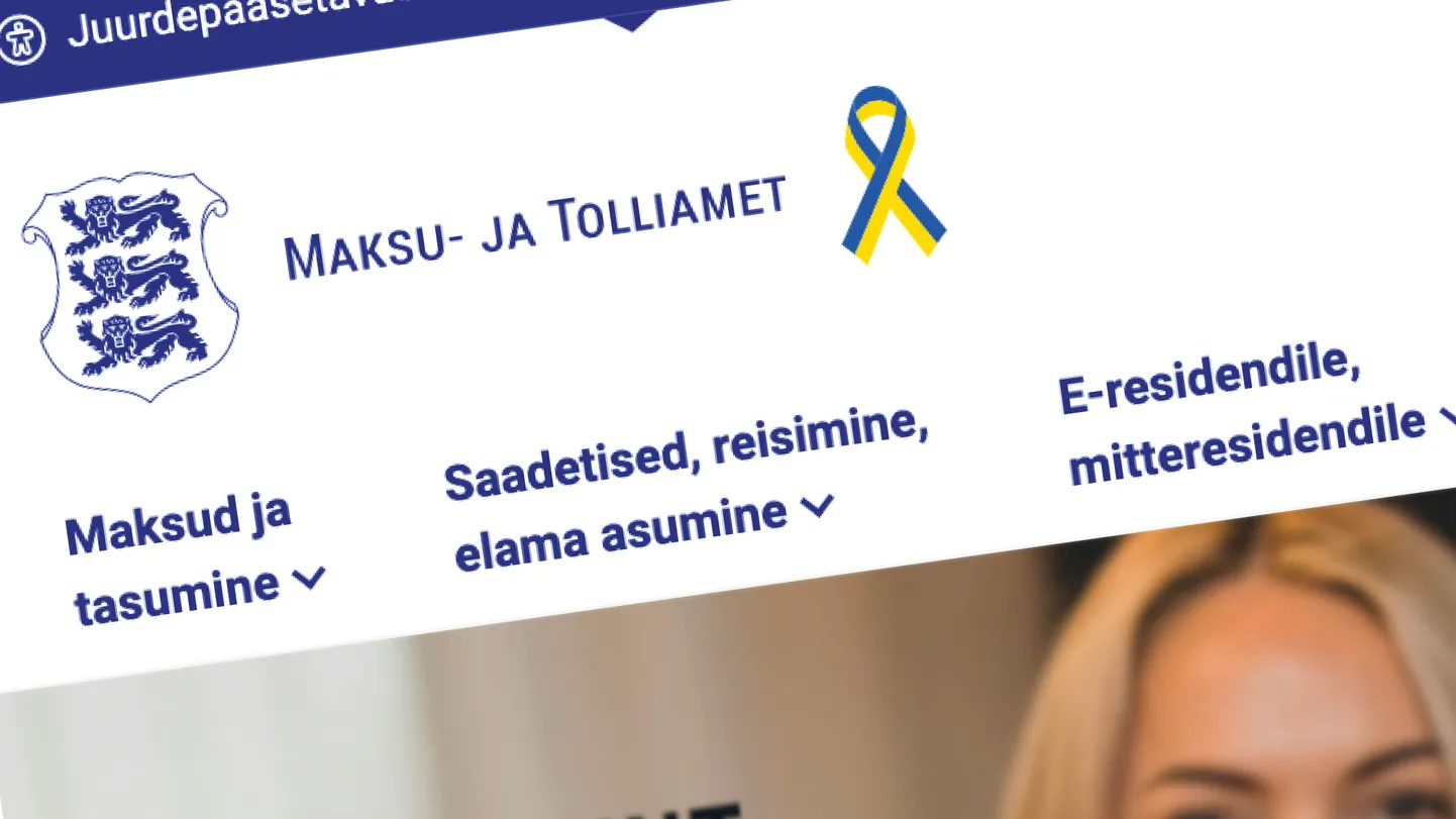 Eesti Maksu- ja tolliameti veeb.