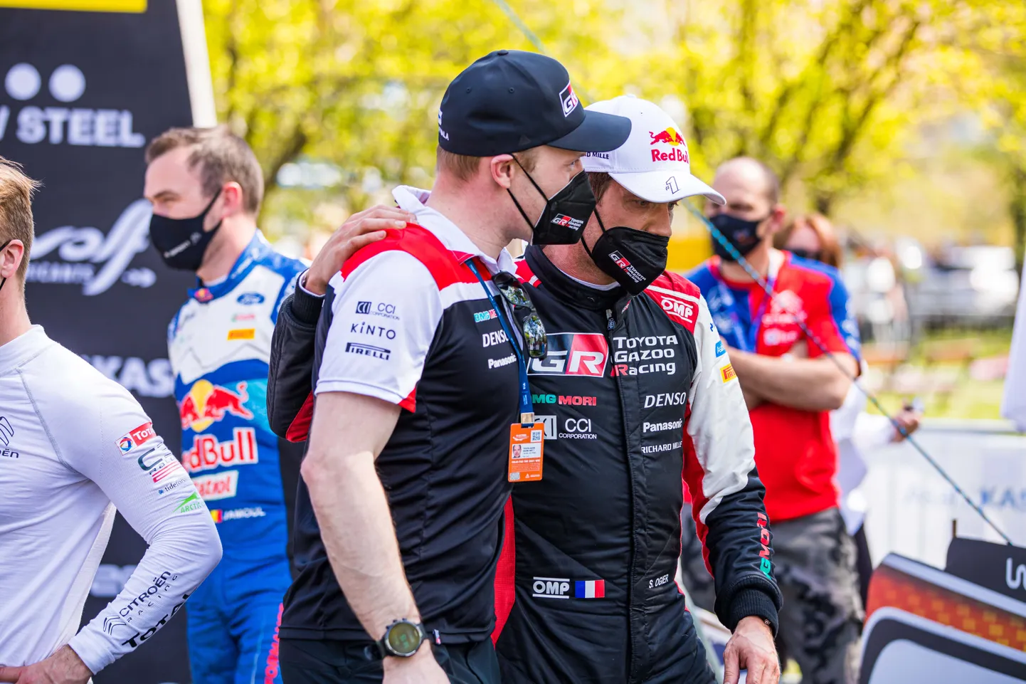 Jari-Matti Latvala (vasakul) ja Sebastien Ogier.
