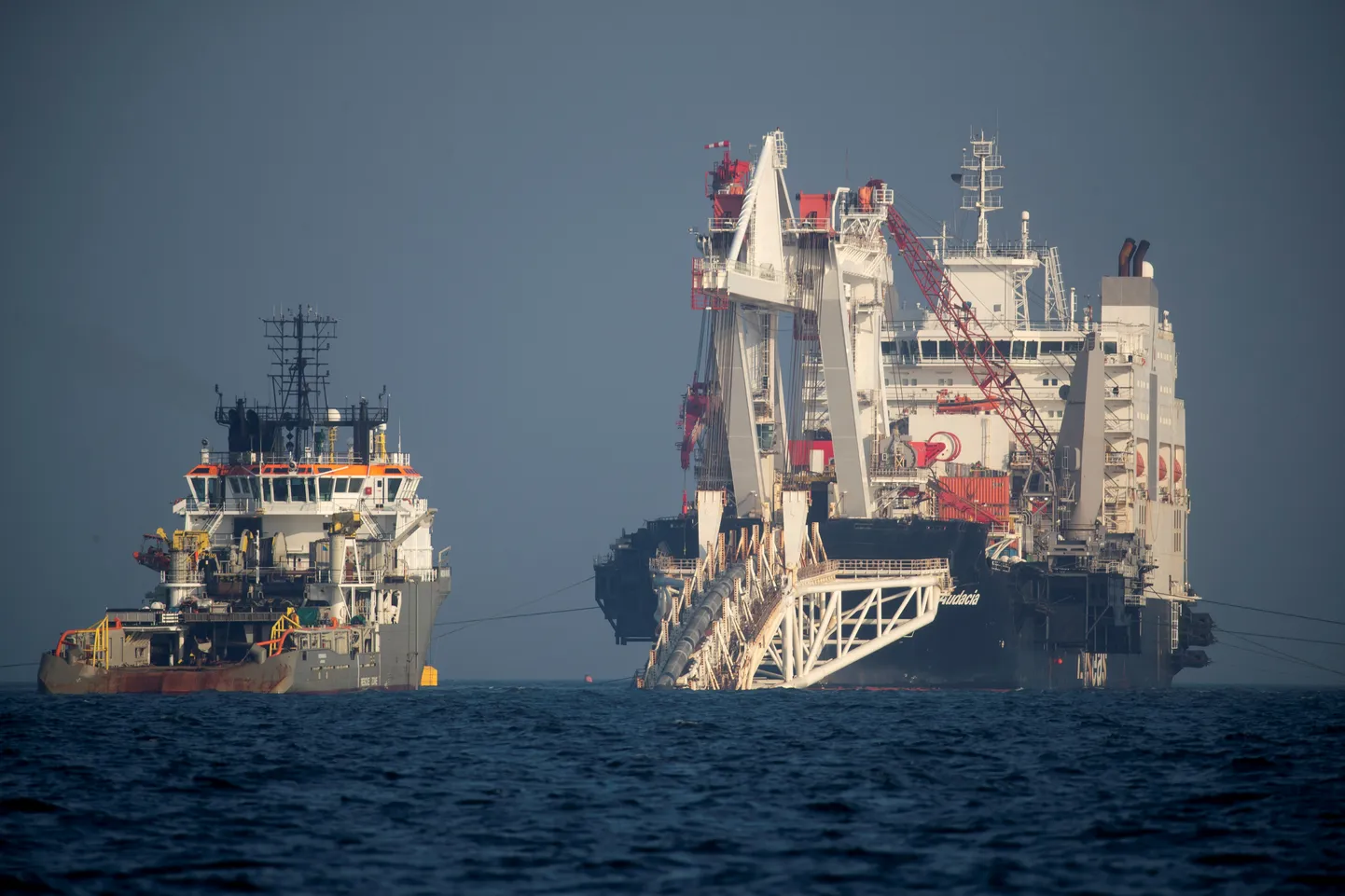 Nord Stream 2 toru paigaldamine Saksamaa lähedal.