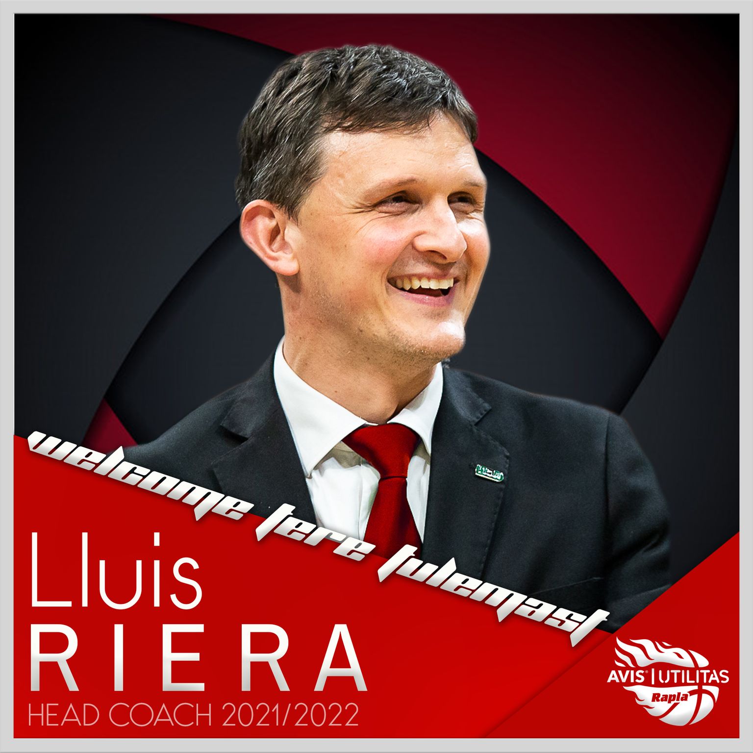 Lluis Riera on Rapla meeskonna uus peatreener.