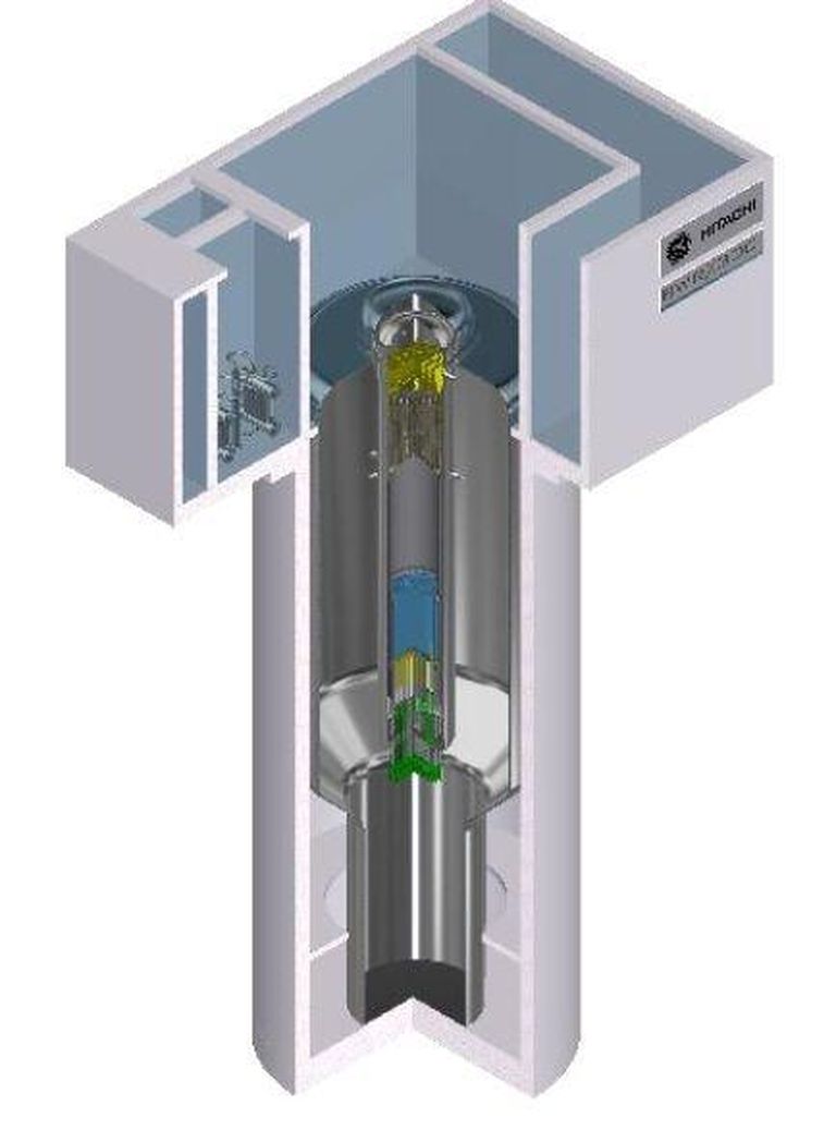 Водо-водяной реактор мощностью 300 мегаватт.