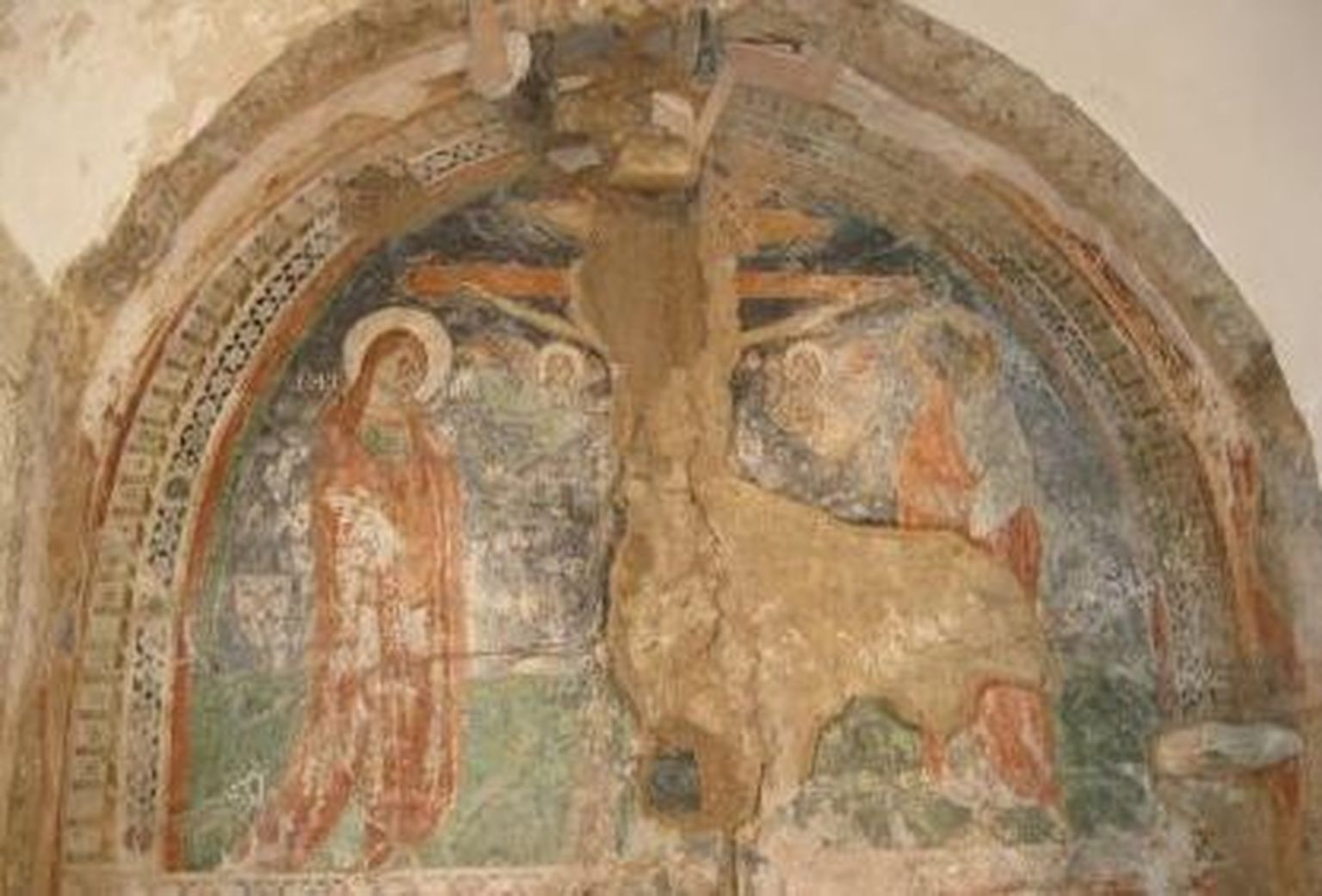 Itaalia restauraatorid avastasid 700-aastase fresko