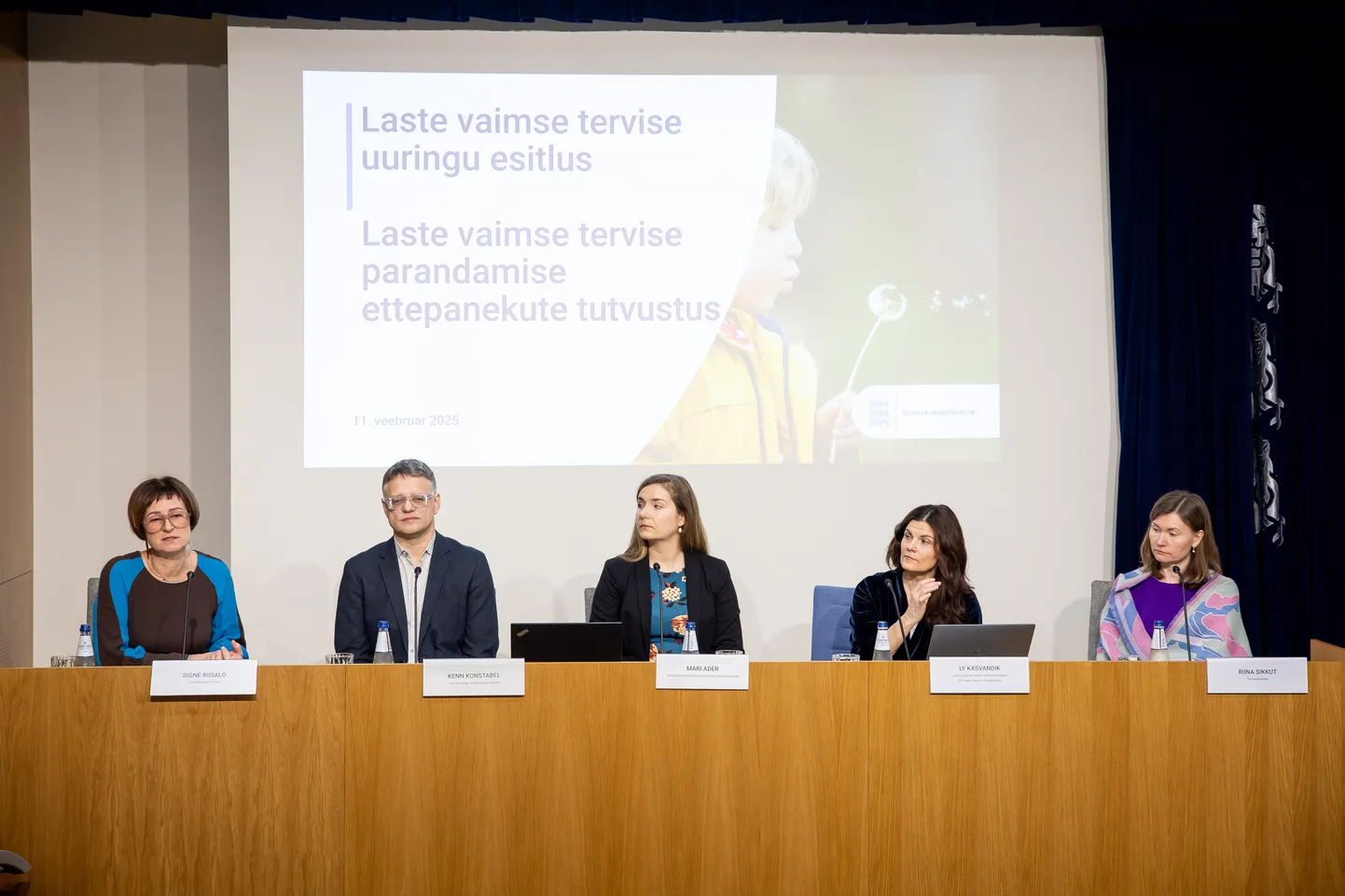 Laste vaimse tervise uuringu esitlusel tutvustati sel teemal valminud raportit.