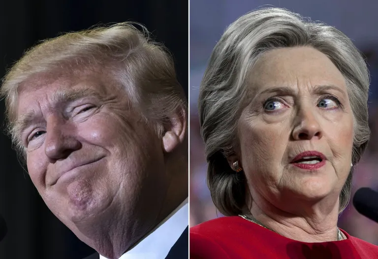 Donald Trump ja Hillary Clinton