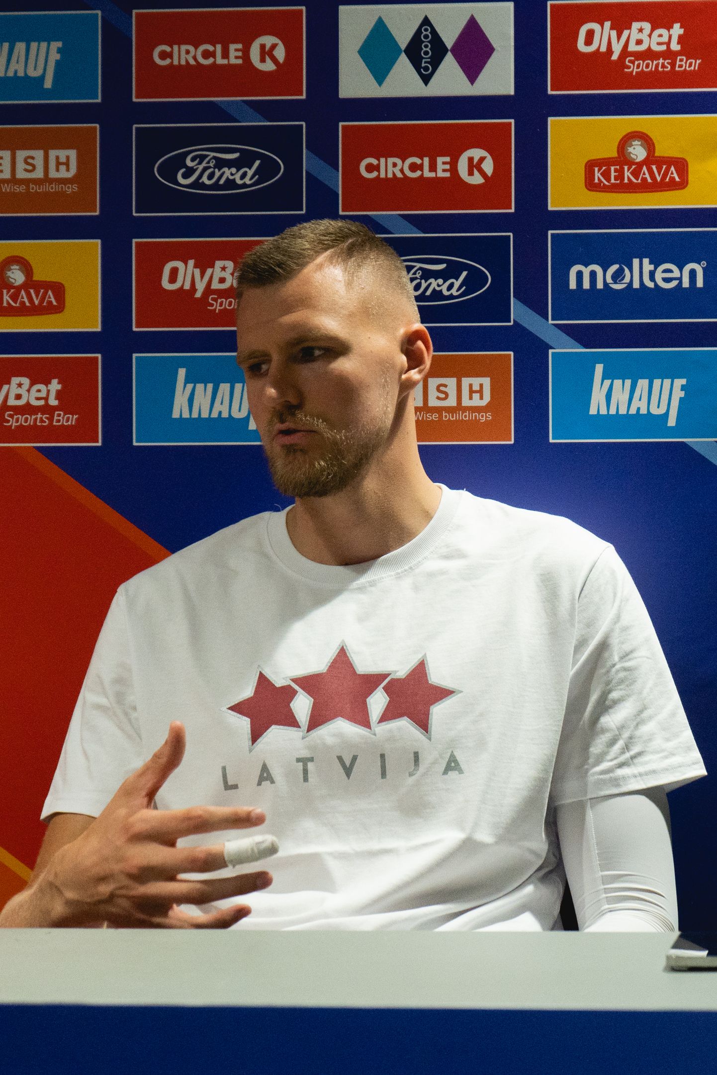Latvijas basketbola zvaigzne Kristaps Porziņģis.