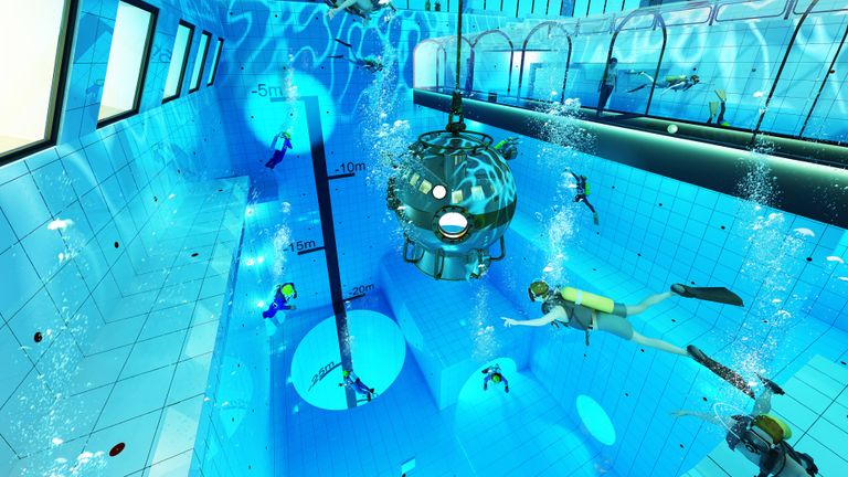 Poolasse ehitatakse maailma sügavaimat basseini, mille sügavus on 45 meetrit