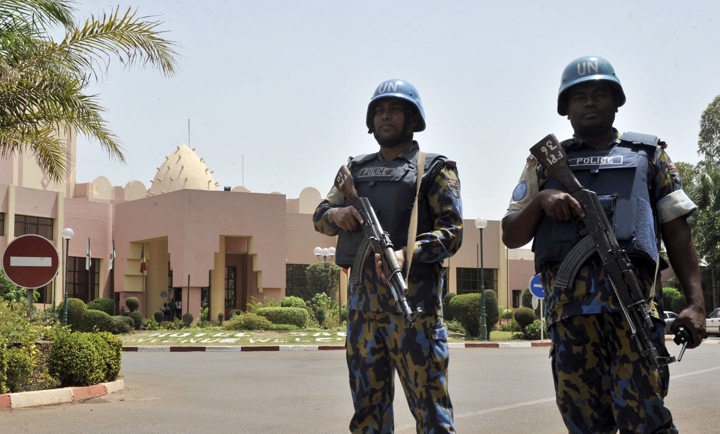 ÜRO rahuvalvajad Bamakos.