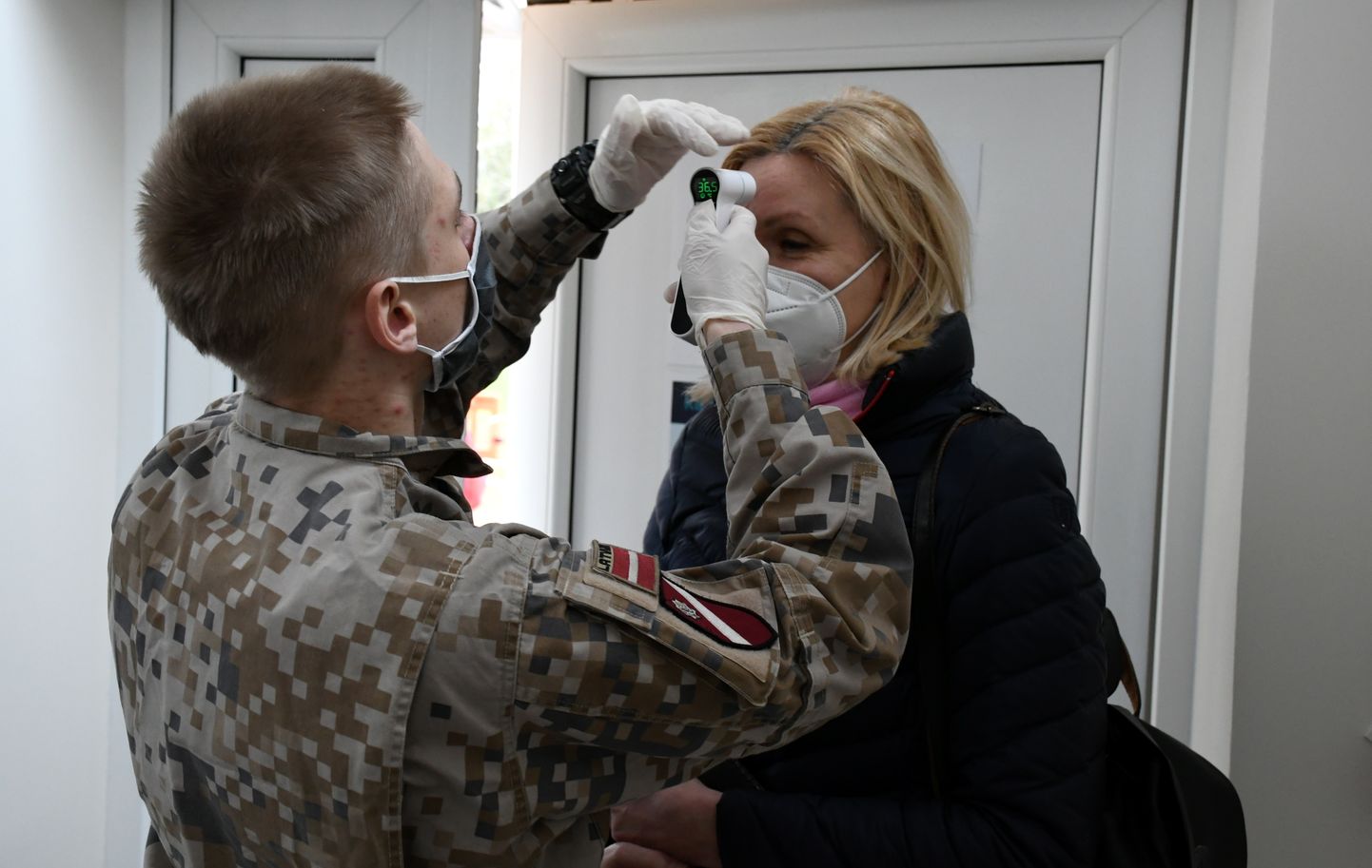 Vakcinācijas centrs Daugavpils sporta kompleksā, kur 17. un 18. aprīlī ikvienam iedzīvotājam iespējams vakcinēties pret "Covid-19".