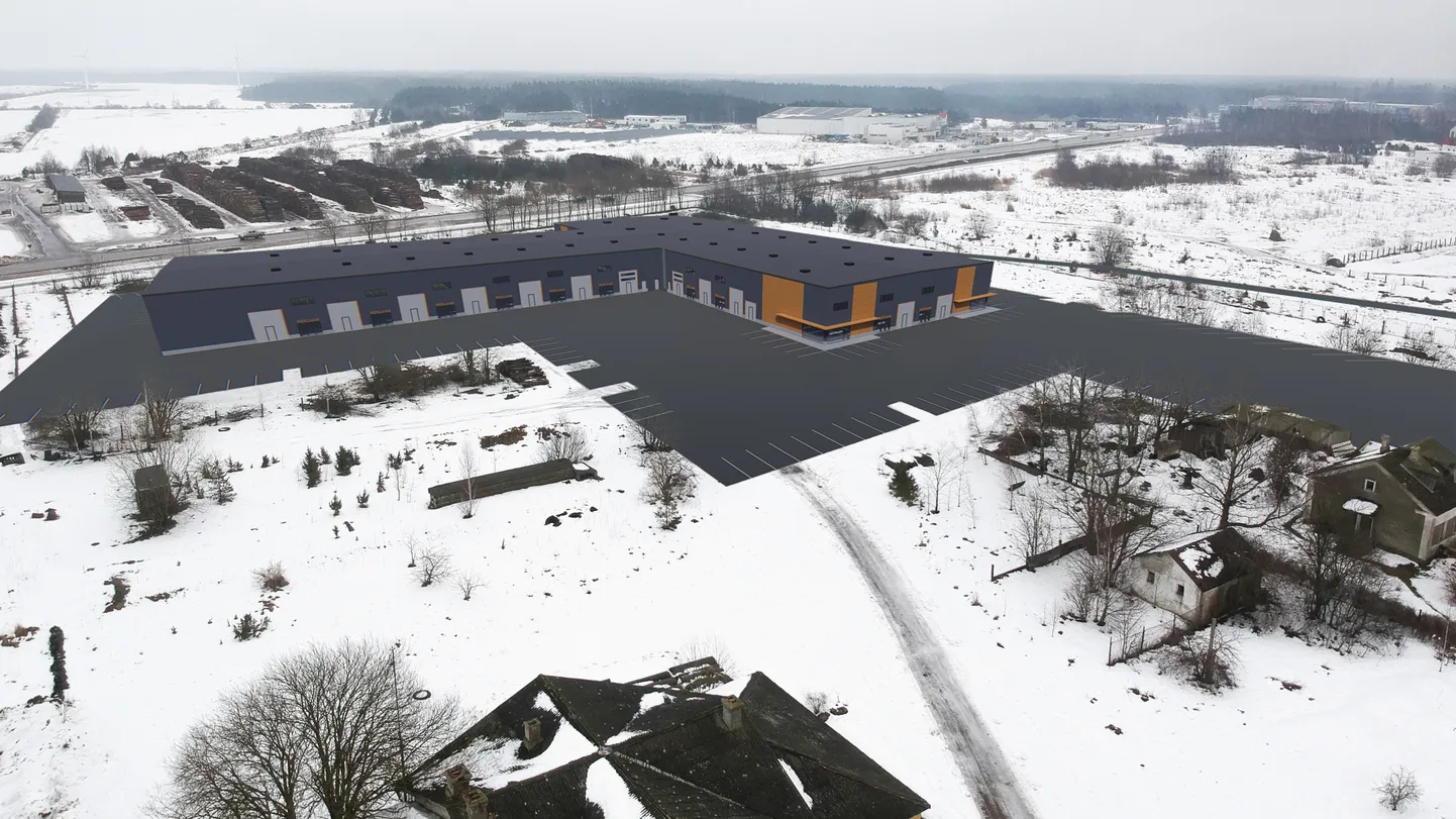 KAVANDATAV HOONE on Herki Saia sõnul ca 7600 m2 suur, mis on jaotatud erineva suurusega lao- ja äripindadeks. Hoone tuleb ühekorruseline.