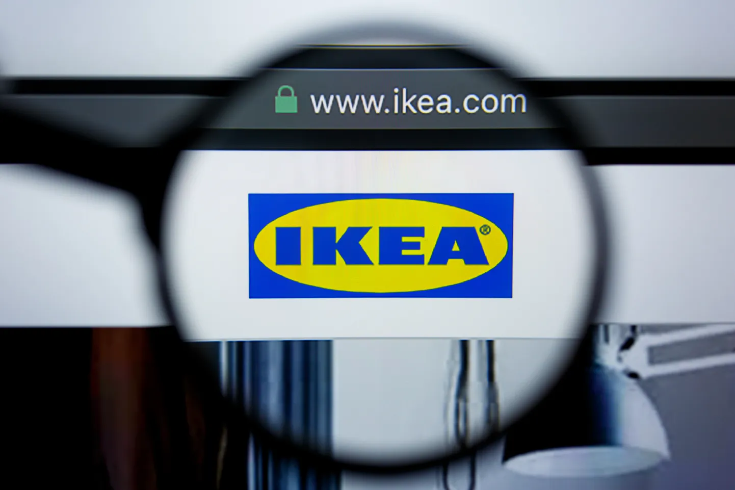Страница магазина IKEA. Фото иллюстративное.