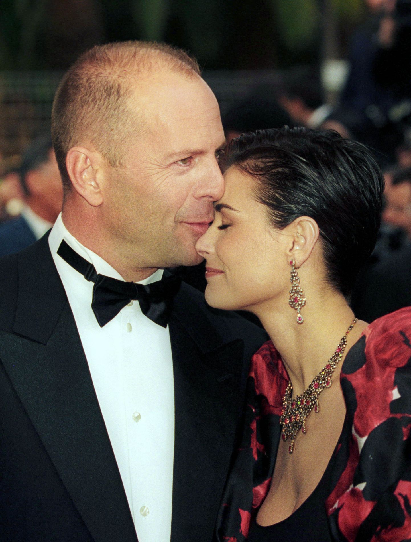 Bruce Willis ja Demi Moore 1997 Prantsusmaa Cannes'i filmifestivalil