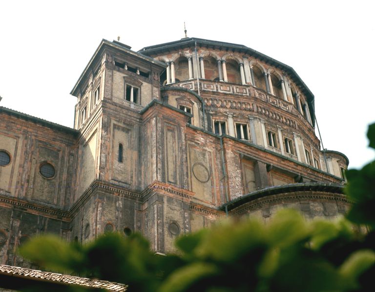 Milano Santa Maria delle Grazie klooster, kus asub Leonardo da Vinci «Püha õhtusöömaaeg»