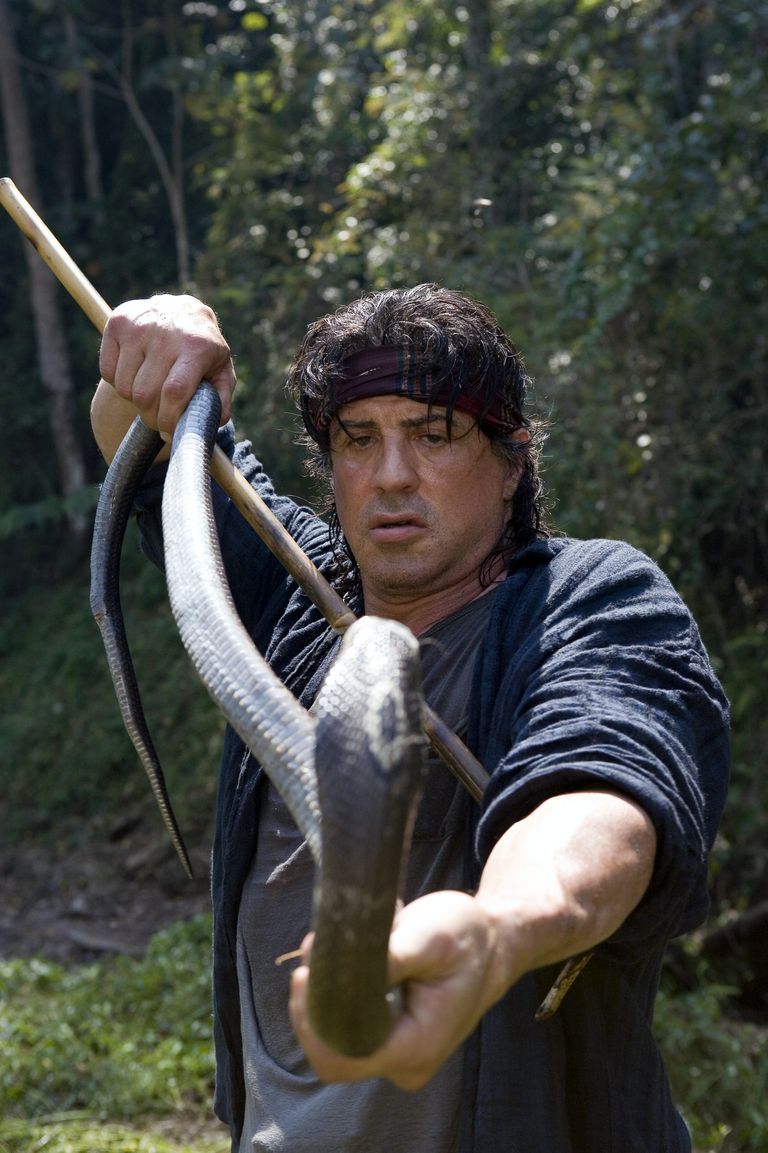 Sylvester Stallone 2008. aasta filmis «Rambo»