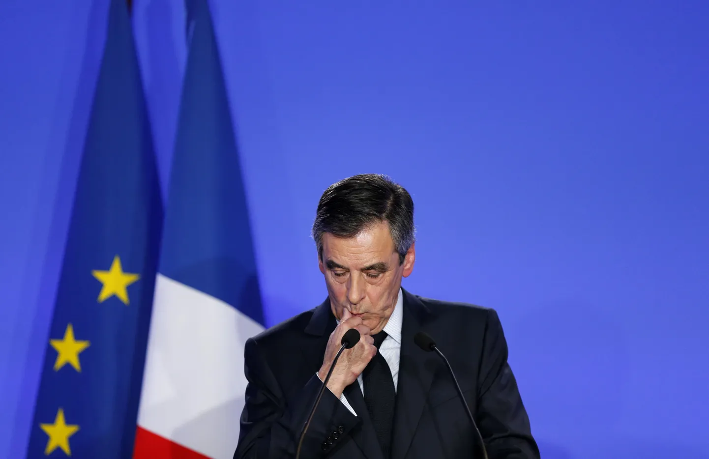 Prantsuse konservatiivide presidendikandidaat François Fillon.