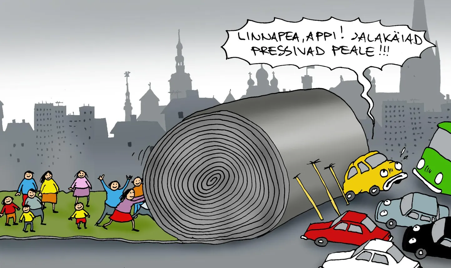 Päeva karikatuur FOTO: Urmas Nemvalts