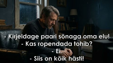 Kirjeldage paari sõnaga oma elu