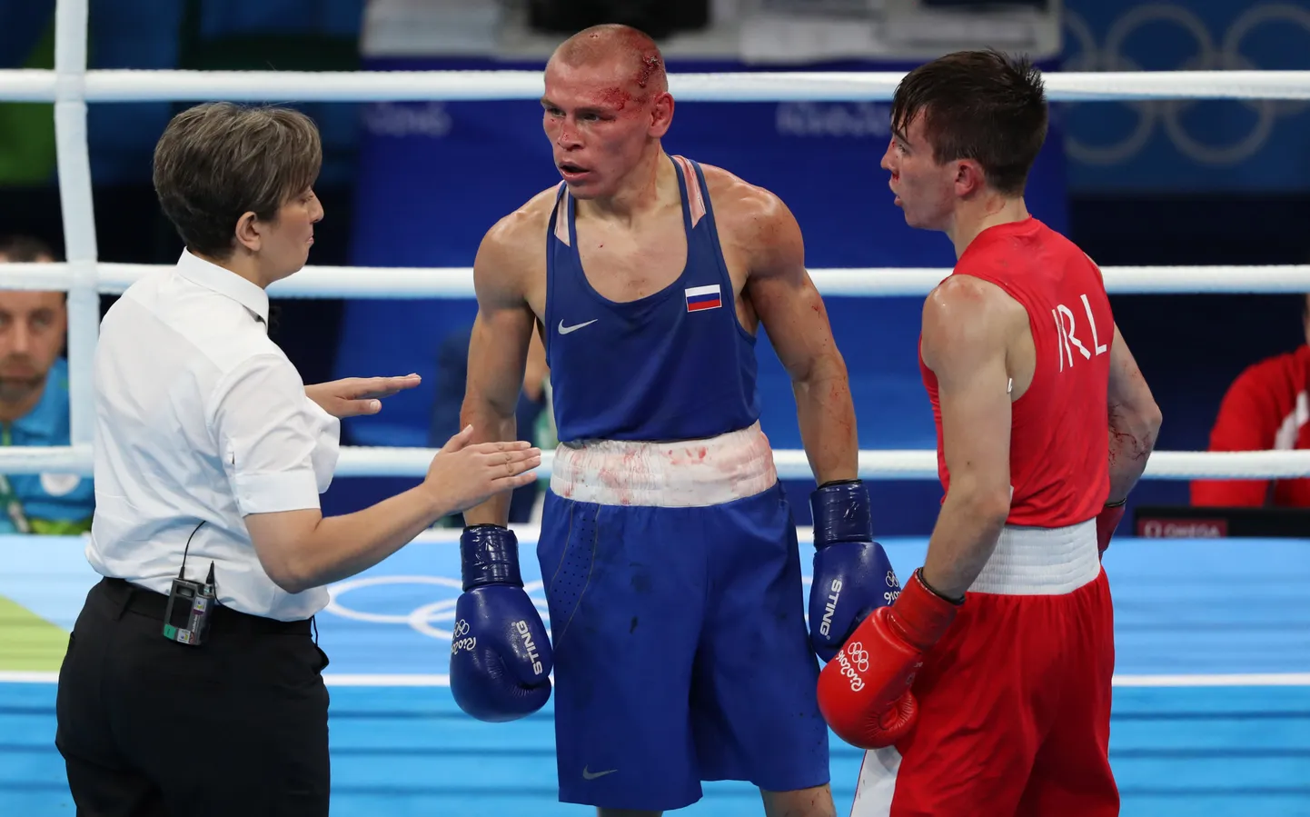 Michael John Conlan (punases) Rio olümpial.