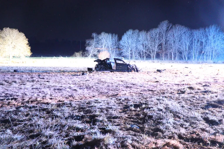 Politsei liiklusinfo andmetel oli Vasulas avarii teinud BMW kiirus suur, mistõttu paiskus auto teest üsna kaugele.