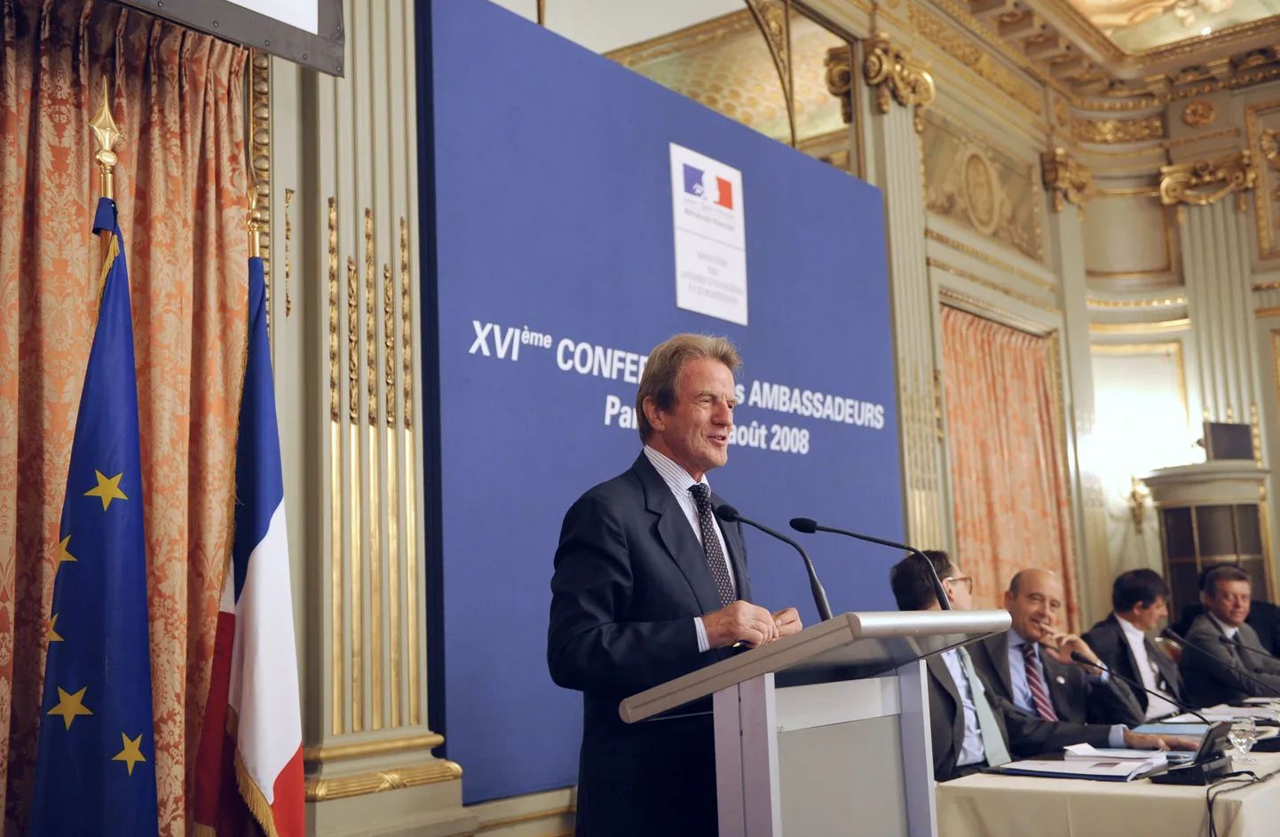 Prantsusmaa välisminister Bernard Kouchner  täna Pariisis.