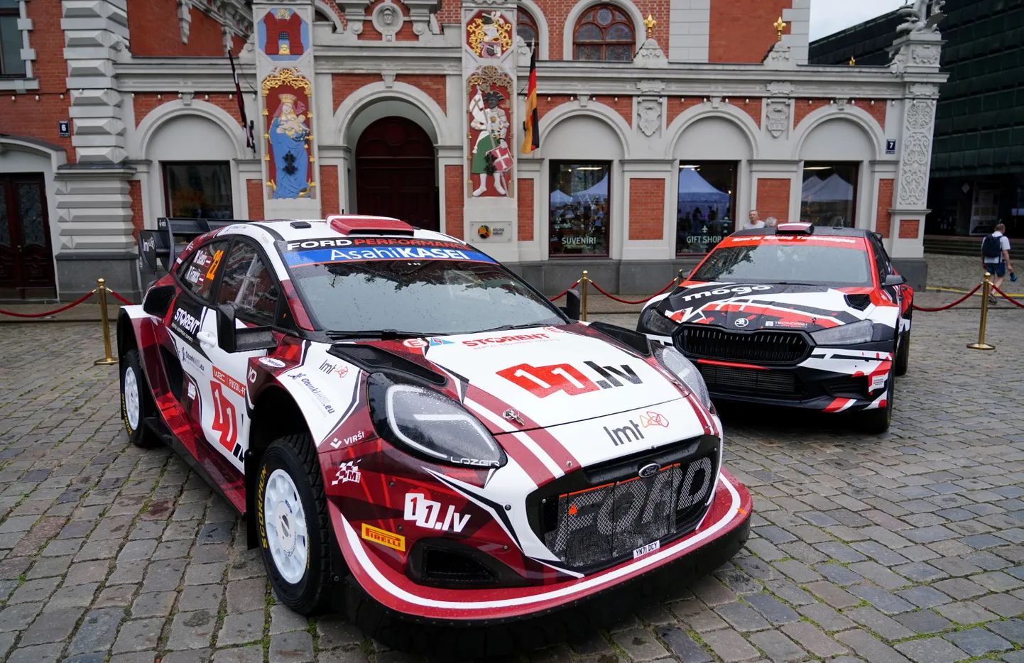 Стартовое мероприятие Tet Rally Latvia на Ратушной площади