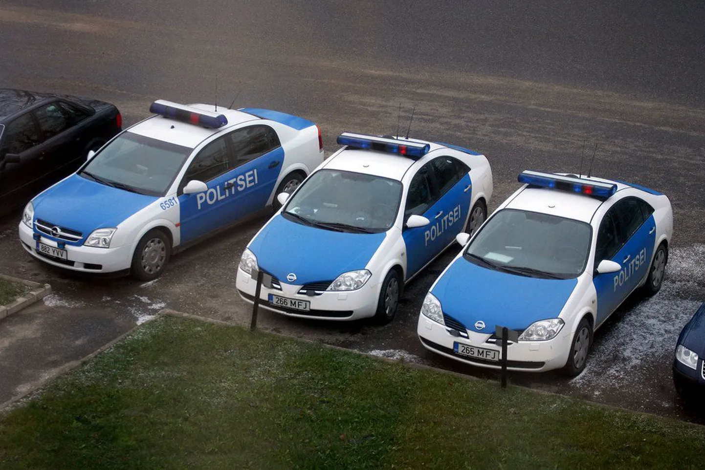Politseiautod..