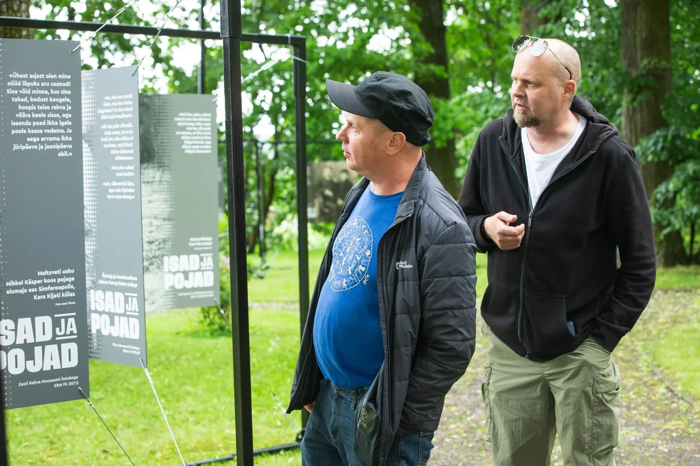 Näitust tutvustasid Ott Kilusk (vasakul) ja Indrek Aija.