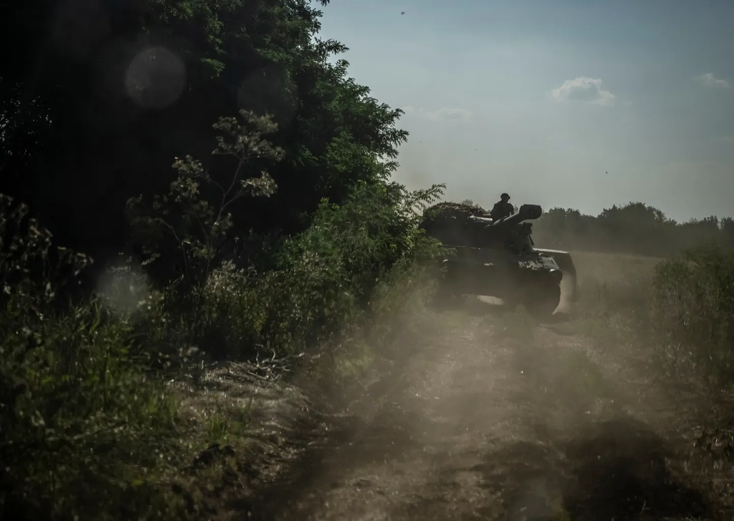Ukrainlaste suurtükk M109 Donetski oblastis