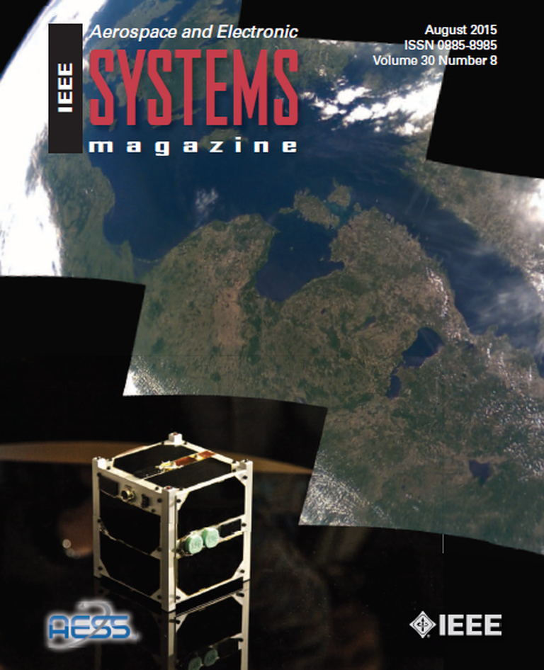 Ajakirja Aerospace and Electronics Systems Magazine esikaas.