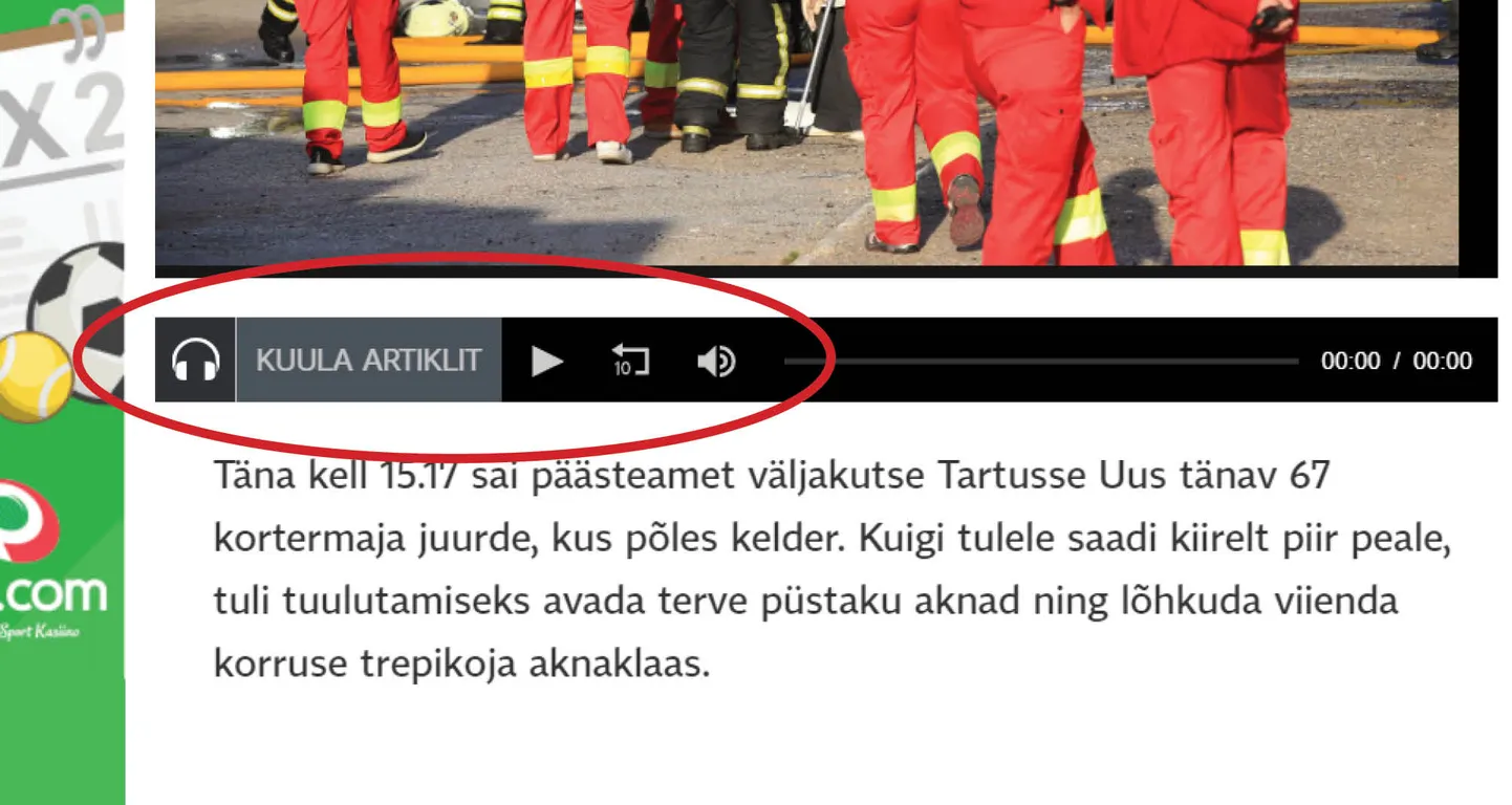 Artikli kuulamiseks tuleb käivitada põhifoto all olev audiopleier.