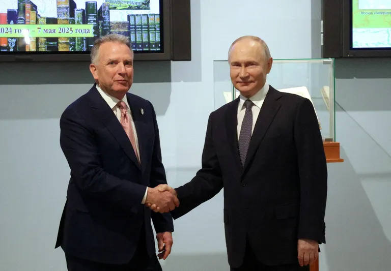 It is not entirely clear whether special envoy Steve Witkoff represents the US in Russia or vice versa.