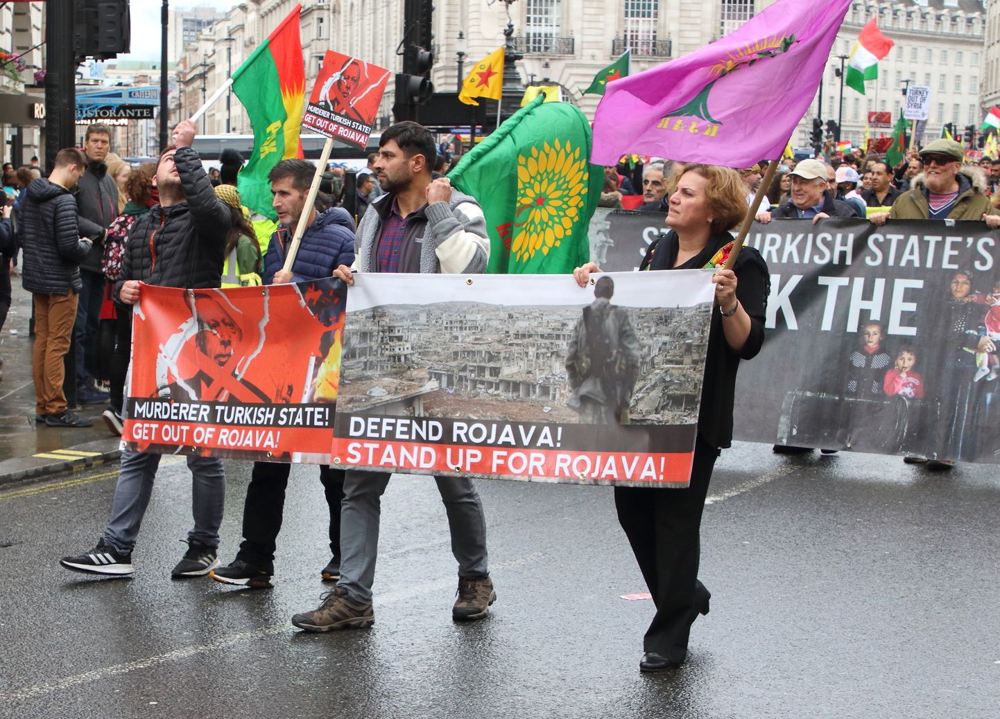 Eile toimunud Türgi-vastane meeleavaldus Londonis.