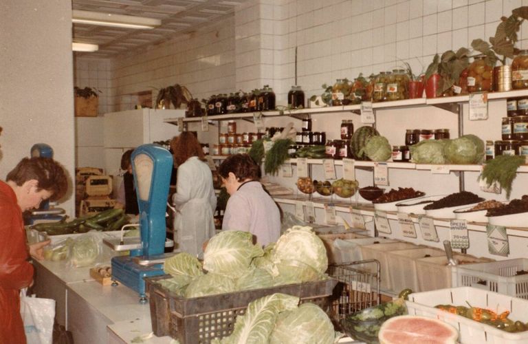Овощной магазин в СССР