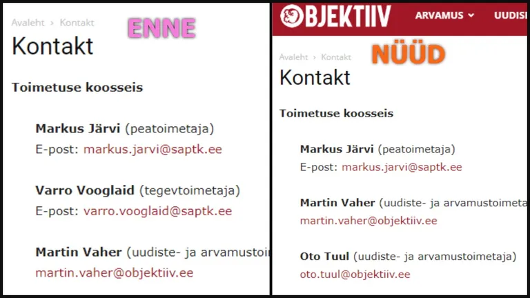 Kuhu kadus Varro Vooglaid Objektiivi toimetusest?