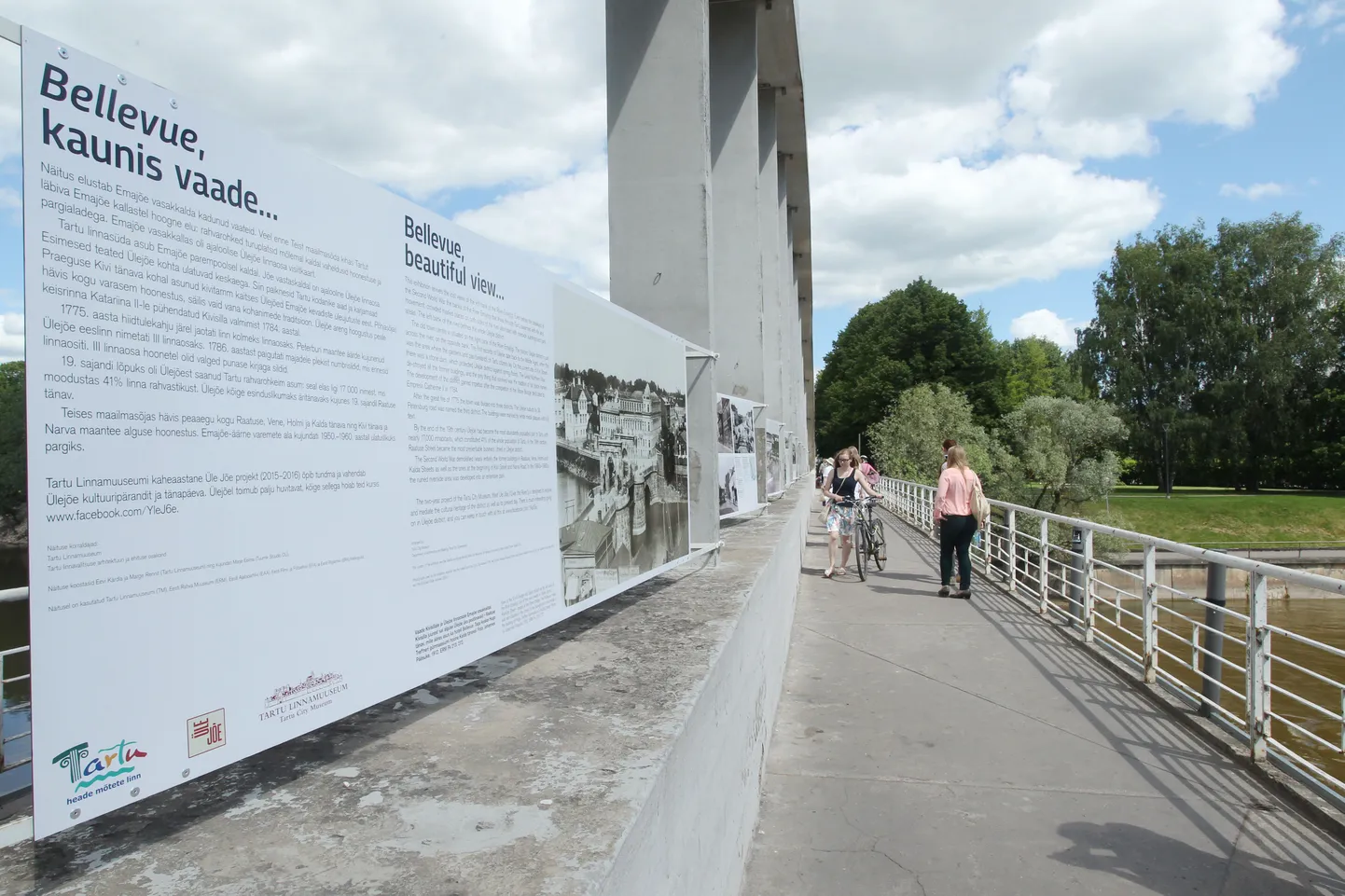 Täna avati Kaarsillal Tartu linnamuuseumi näitus "Bellevue, kaunis vaade ..."