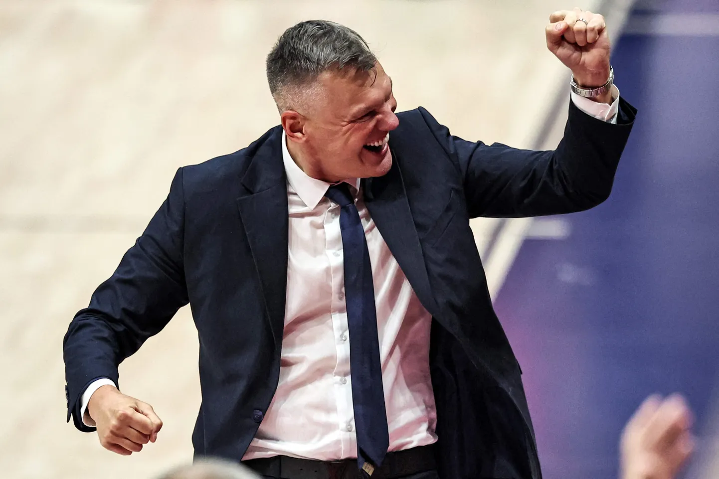 Sarunas Jasikevicius võitis treenerikarjääri esimese Euroliiga tiitli.