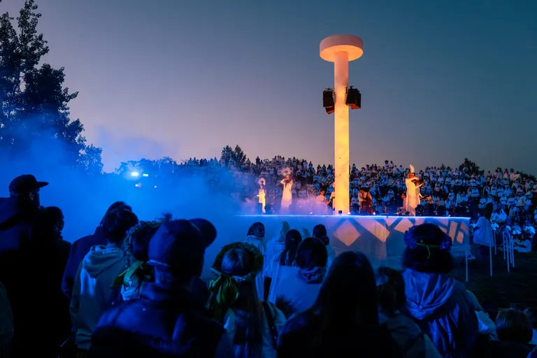 "Rītausmas koncertrituāls" Daugmalē 2024. gada 22. jūnijā.